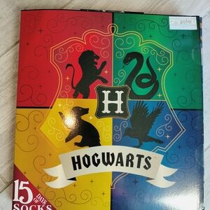 Harry Potter Hogwarts Advent Calendar 15 Pr. Socks - Multicolor